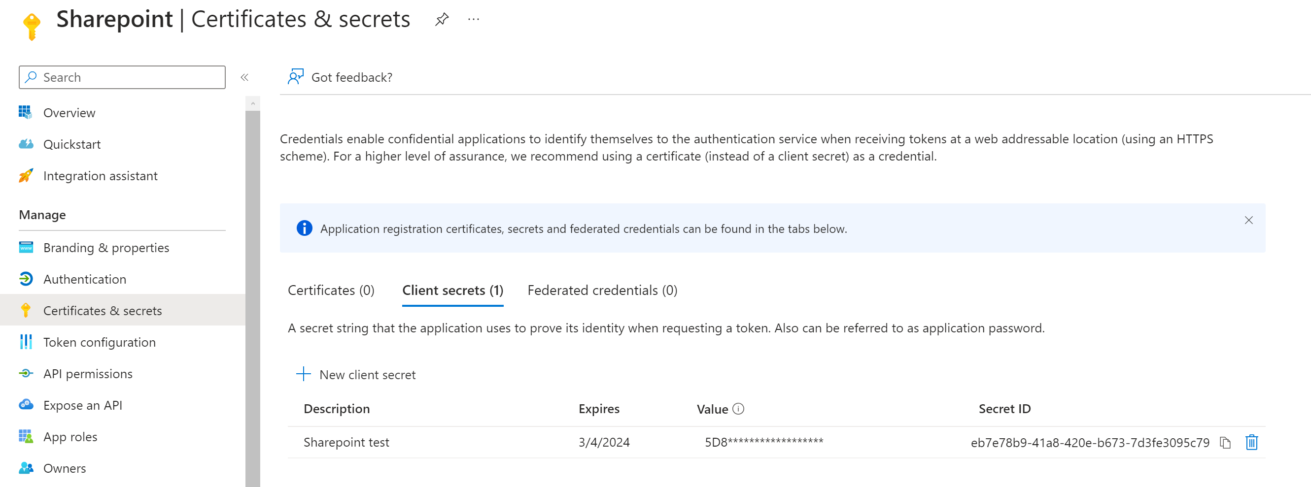 Azure portal screenshot 2